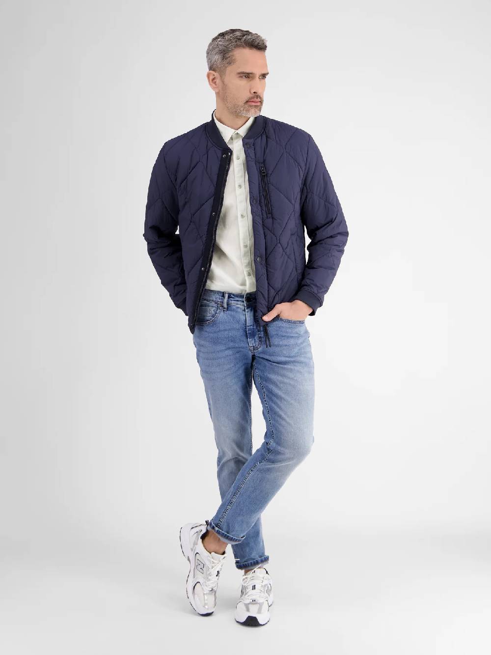 Lerros 2442010 CASUAL KATOENEN LINNEN OVERHEMD (100 WHITE) Online Shopping