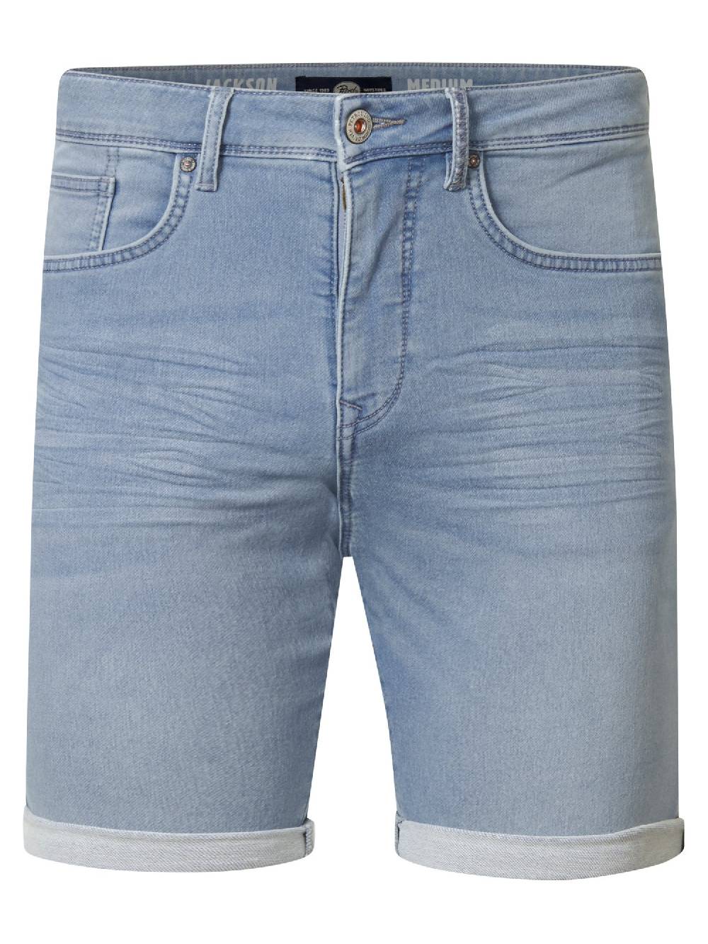 Petrol JACKSON JOGG-Denim Short Slim Fit M-1040-SHO001 (bleached 5700) VIP-Rabatte