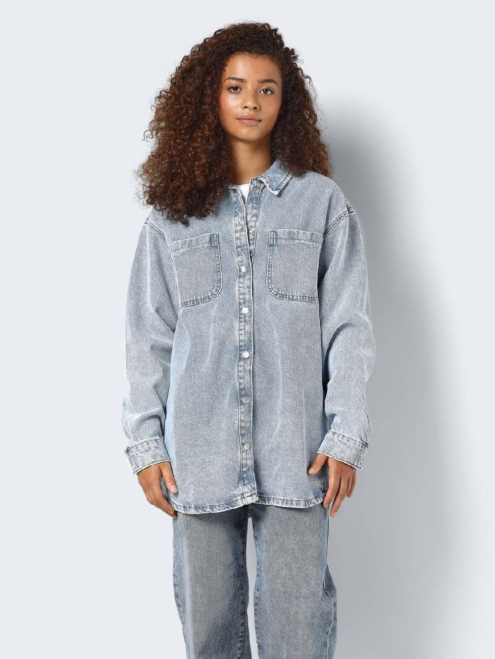 NOISY MAY NMALVA L/S DENIM SHACKET Nur für heute
