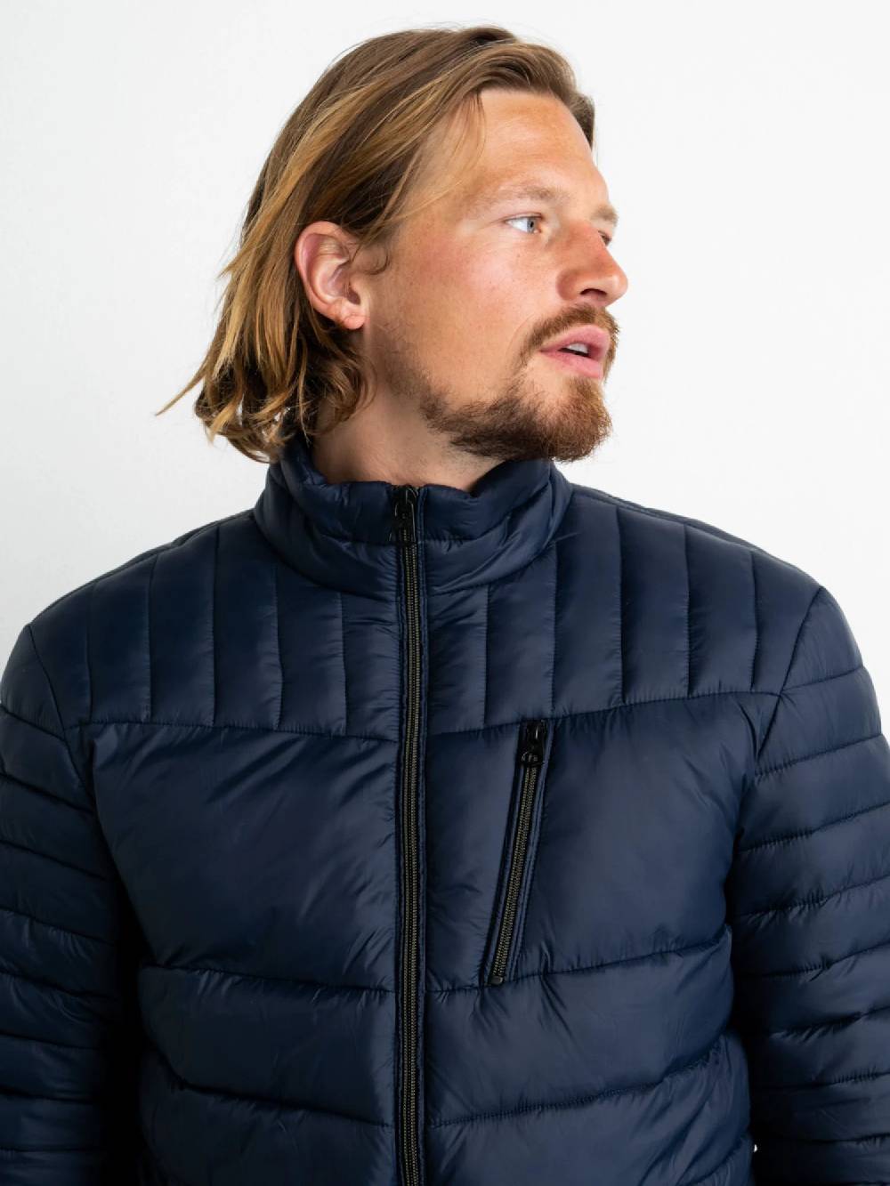 Petrol M-3020-JAC101 - Men Jacket Padded (5107 Dark Sapphire) Kostenloser Versand international