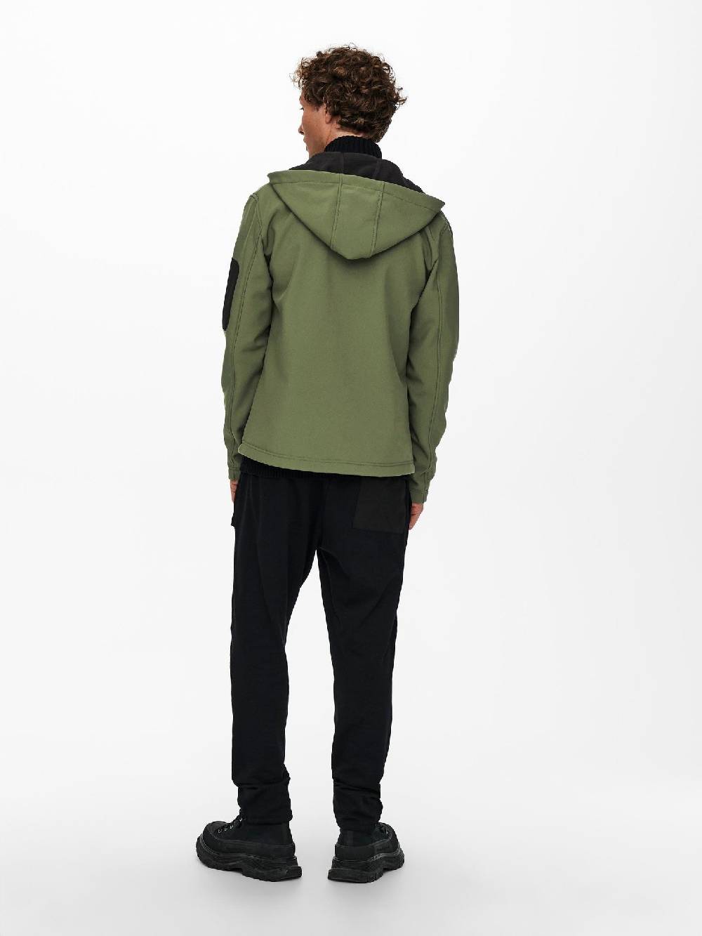 Only & Sons ONSBRAD Hood softshell jacket otw (Olive Night/Black) Blitzverkäufe