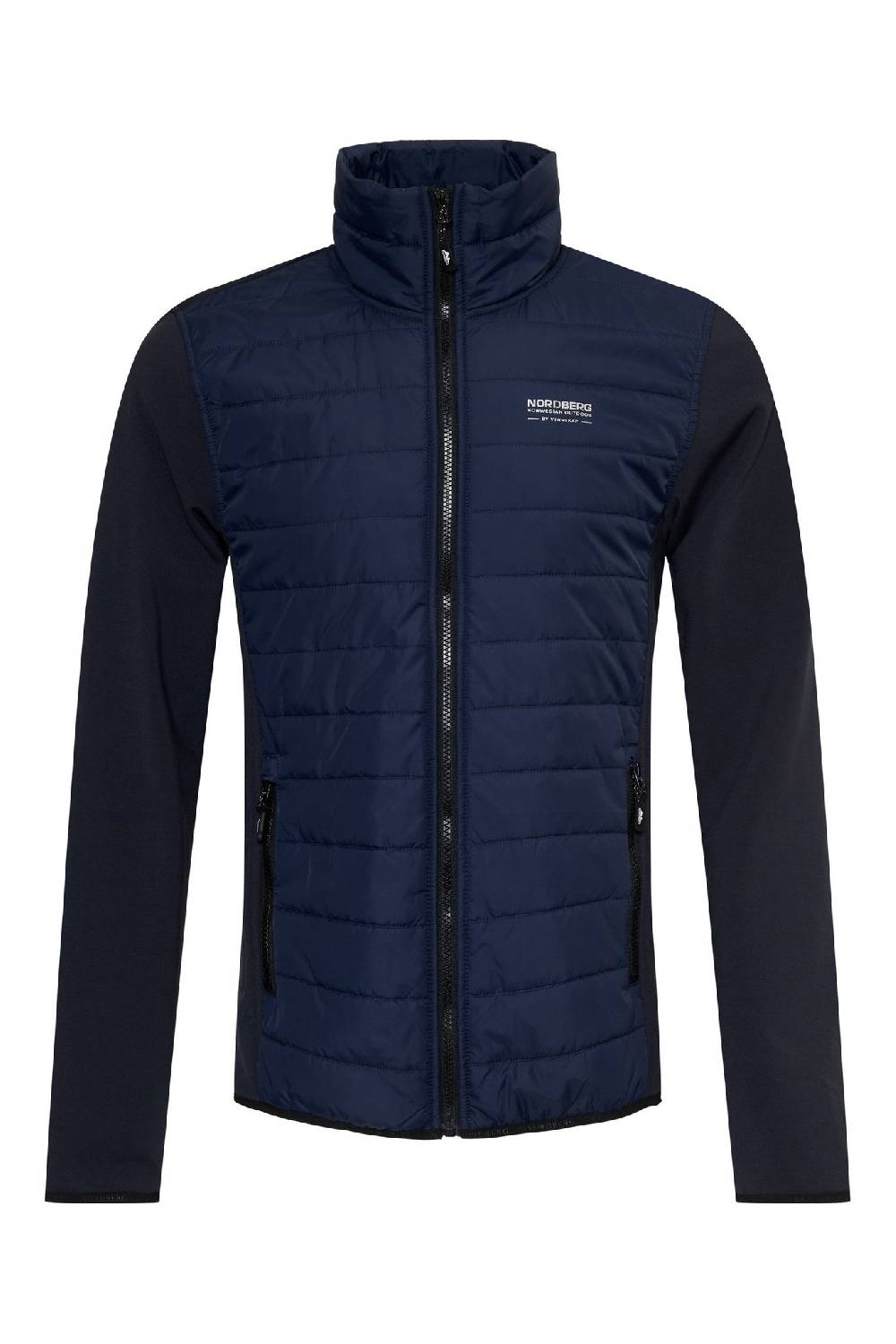 Nordberg TARIK Mens Knitted & Woven Jacket Navy Kostenloser Versand international