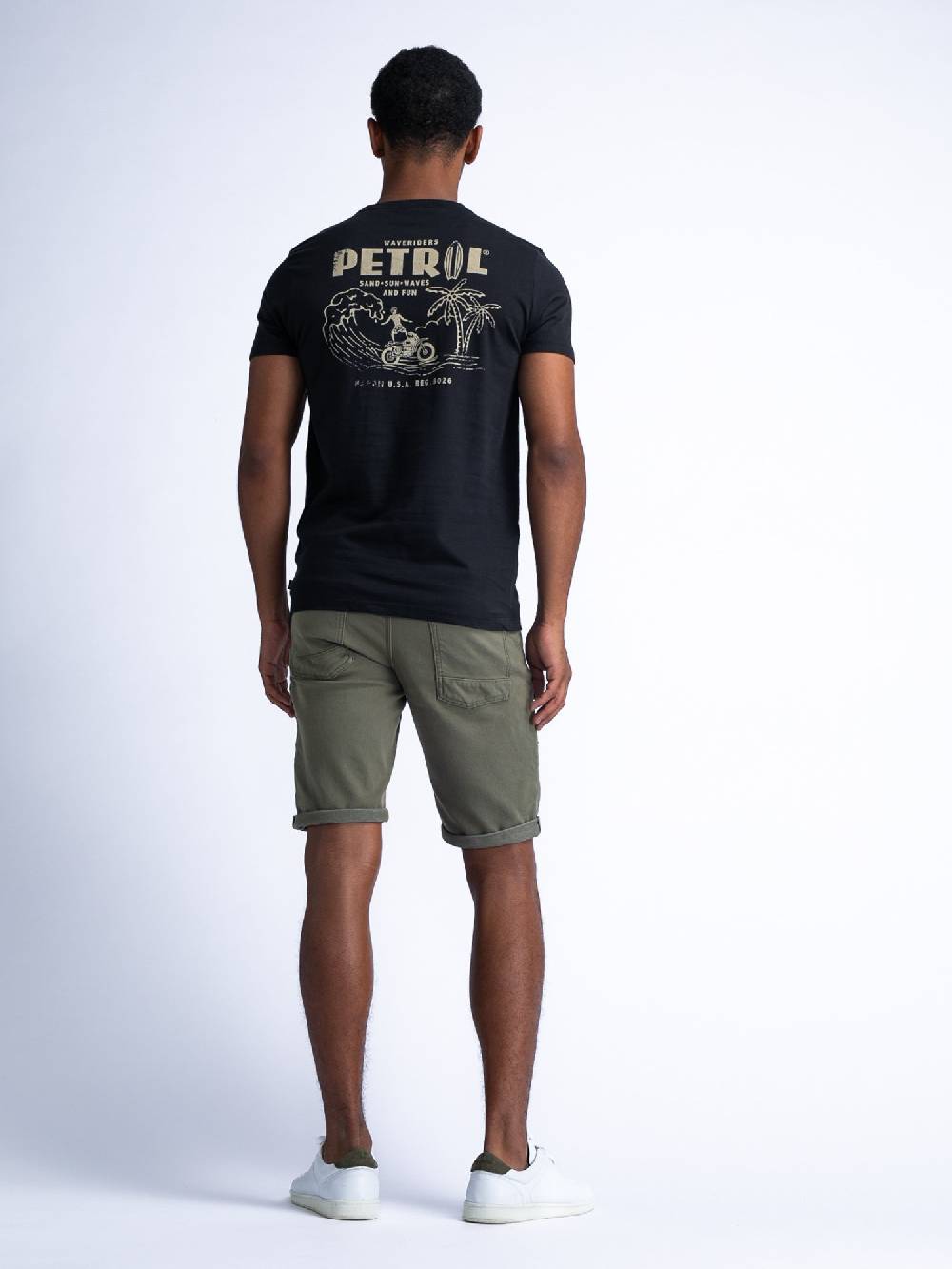 MEN SHORT DENIM M-1040-SHO005 (dusty army 6134) Verkauf
