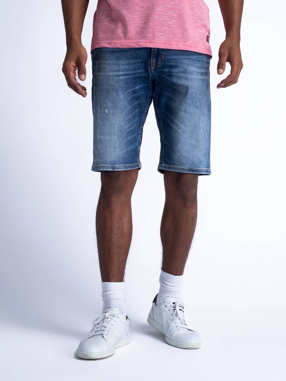 Petrol BLIZZARD DENIM SHORT RELAXED FIT M-1040-SHO003 (medium stone 5755) Fabrikverkauf