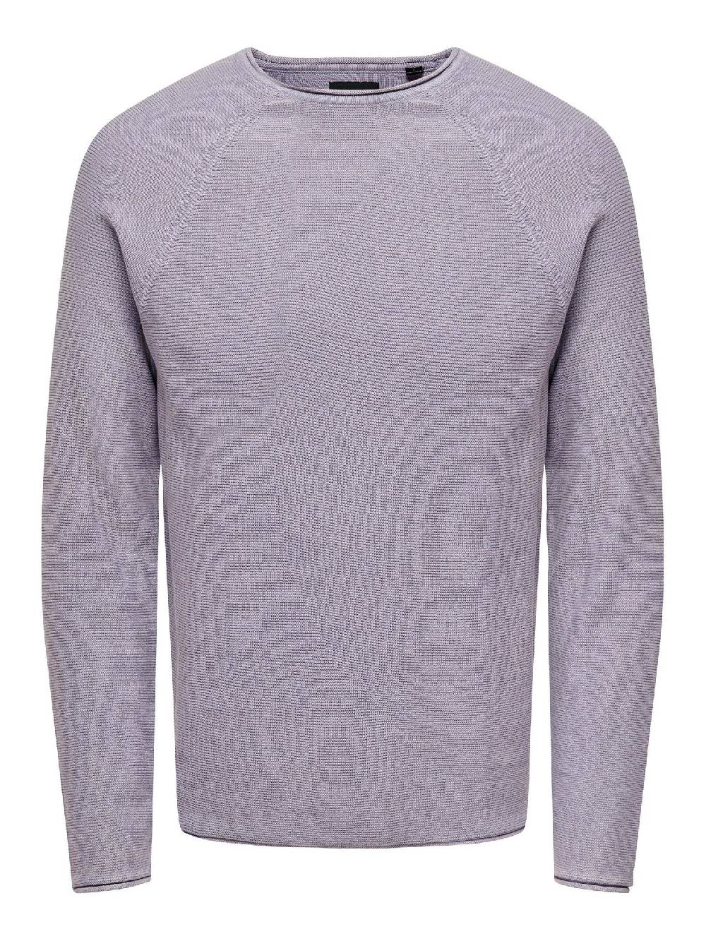 Only & Sons ONSDEXTOR 12 Wash Raglan Knit (22016131 Purple Ash) Exklusivangebot