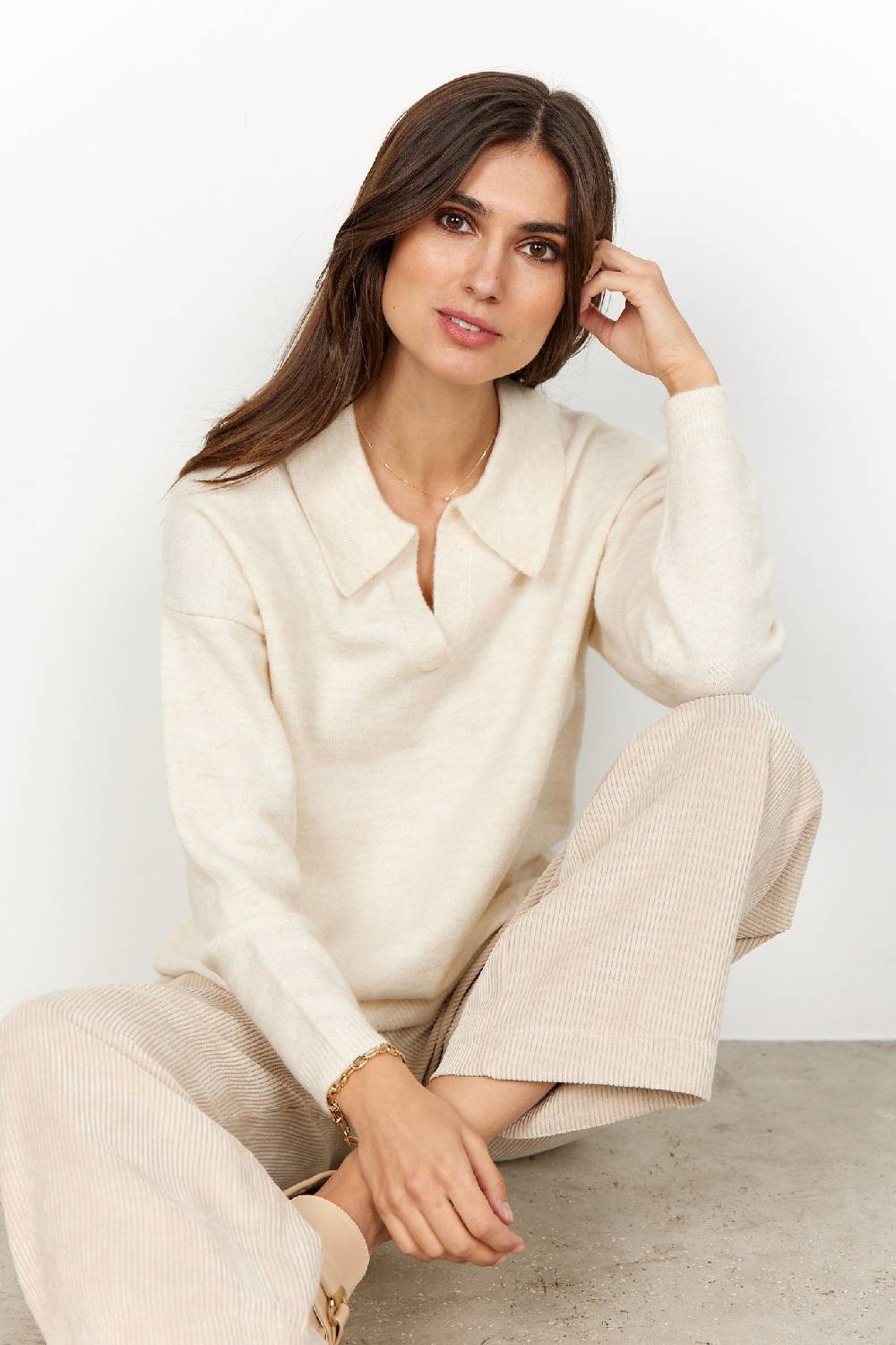 Soya Concept SC-NESSIE 44 PULLOVER (91620 CREAM MELANGE) Tägliche Deals
