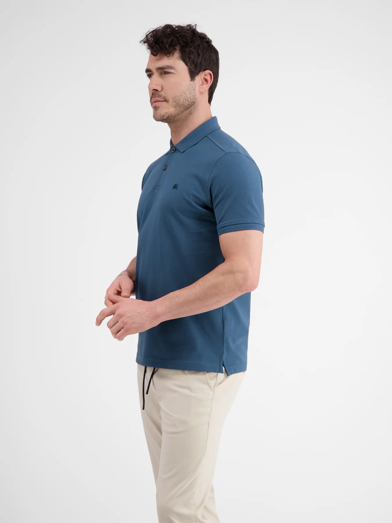 Lerros 2423200 BASIS POLOSHIRT (448 STORM BLUE) Clearance-Verkauf
