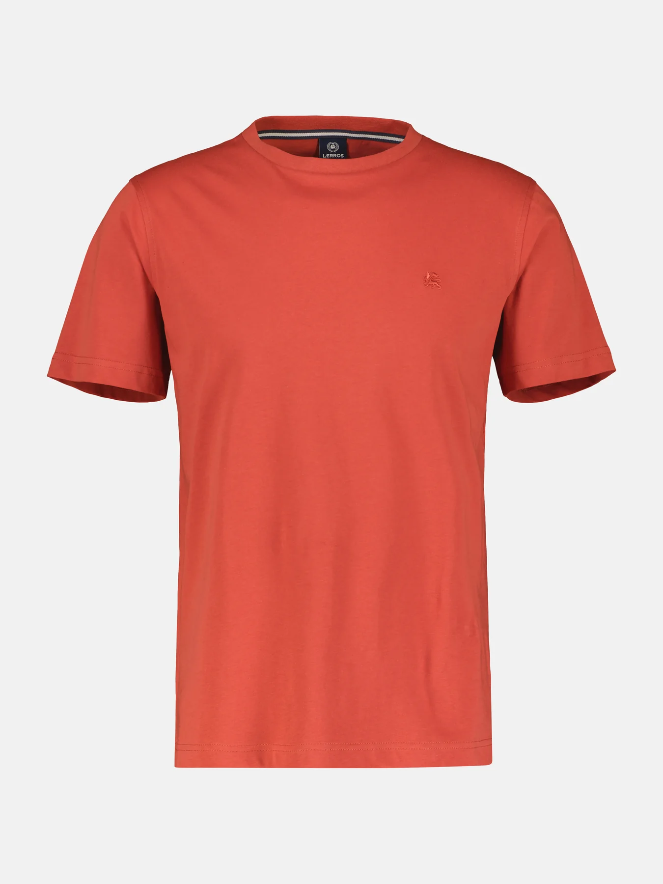 Lerros 2423000 EFFEN BASIC T-SHIRT LOGOSTEEK (327 DEEP CORAL RED) 2025
