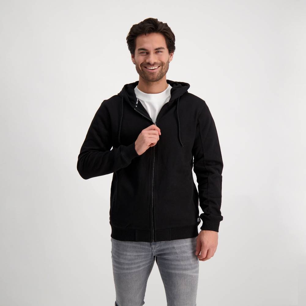 Cars Jeans HANWELL HOOD SW Black Schlussverkauf