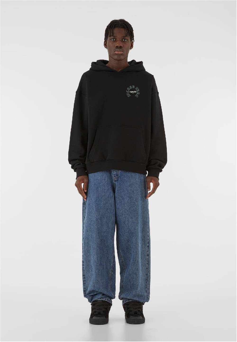 MJ Gonzales CROSS x MJG HEAVY OVERSIZED HOODY Große Rabatte