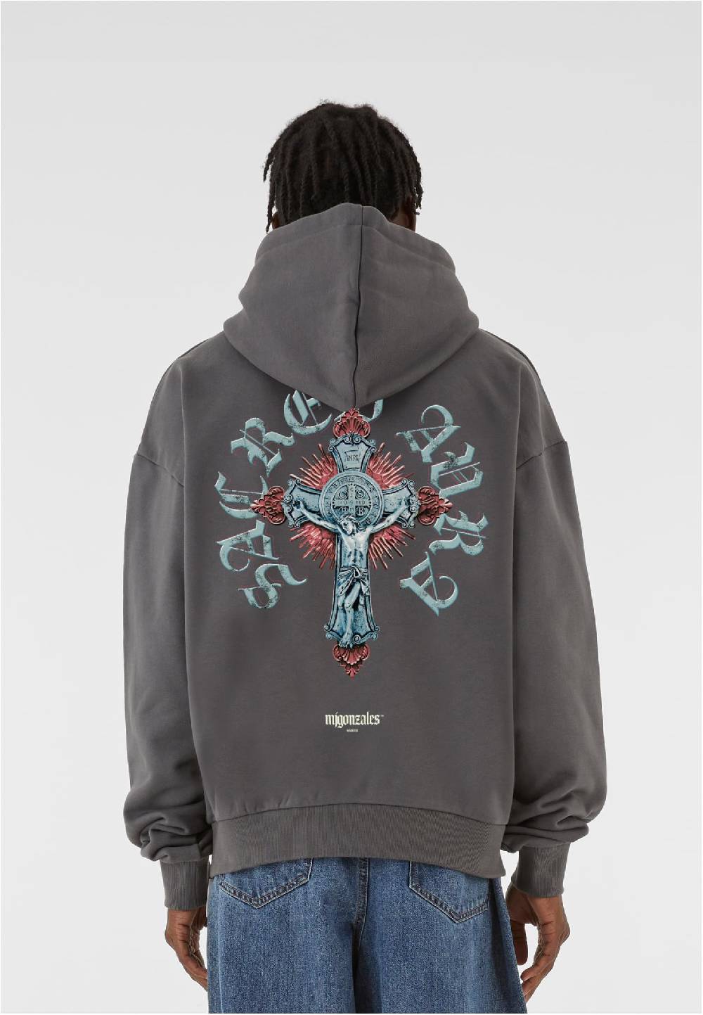 MJ Gonzales CROSS x MJG HEAVY OVERSIZED HOODY Große Rabatte