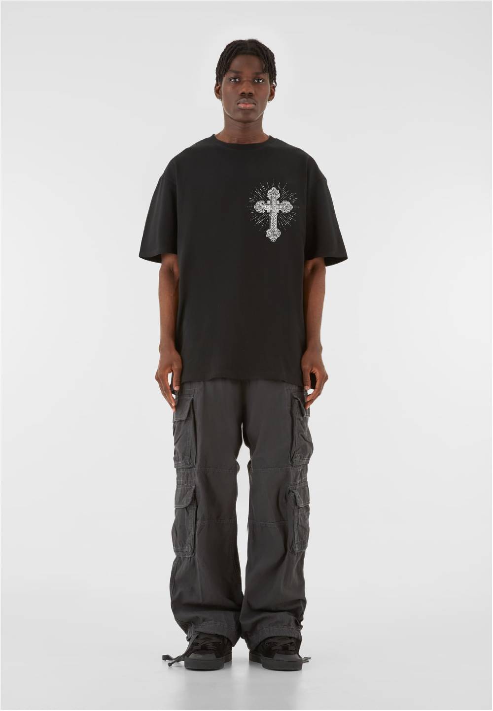 MJ Gonzales Heavy Oversized Tee Grace of God Rabatte dieses Monats