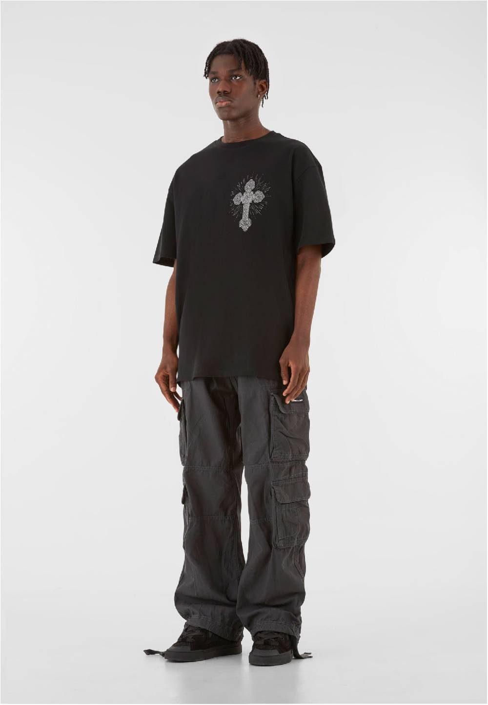 MJ Gonzales Heavy Oversized Tee Grace of God Rabatte dieses Monats