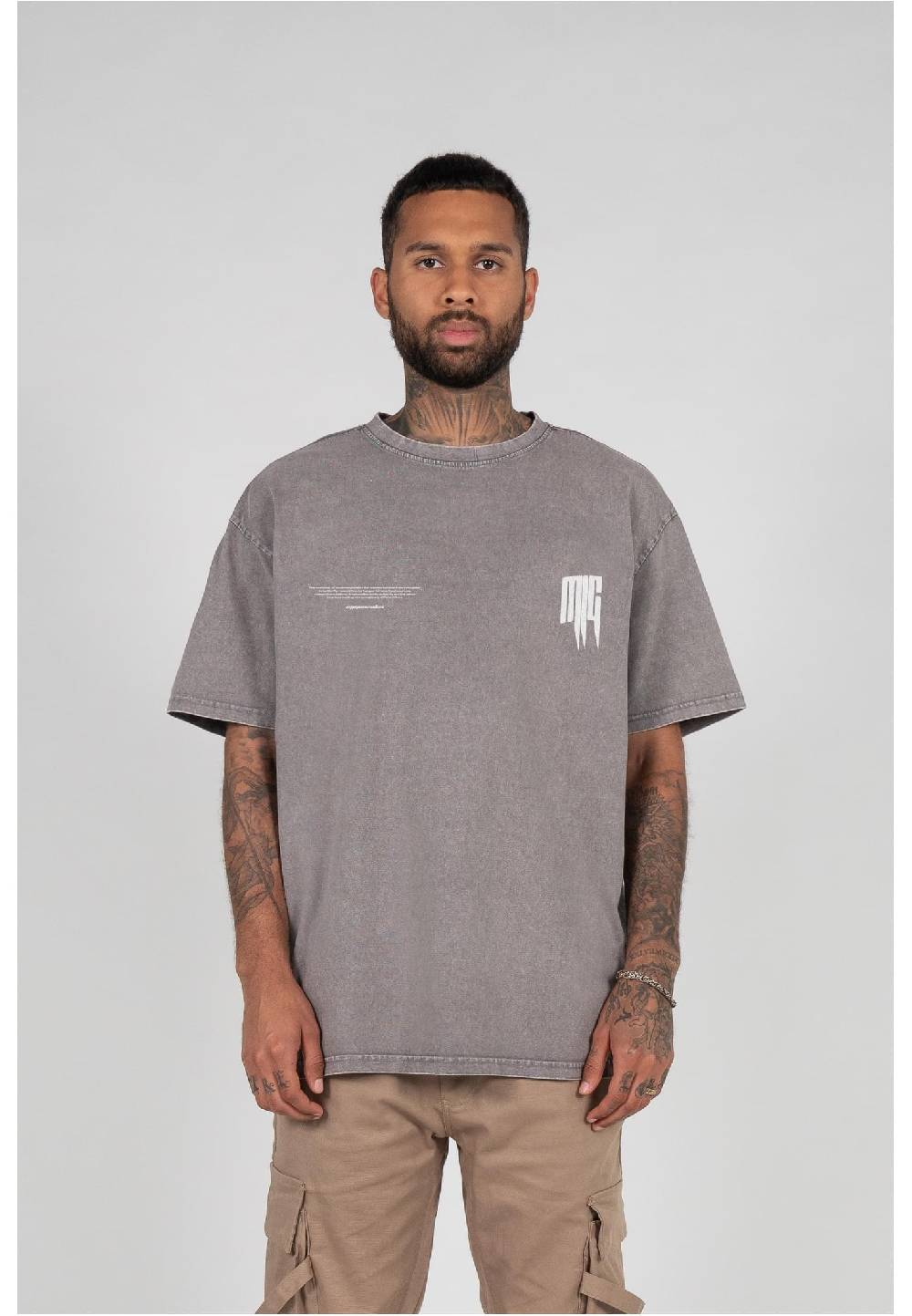 MJ Gonzales METAMORPHOSE V.2 Acid Washed Heavy Oversized Tee Versandkostenfrei