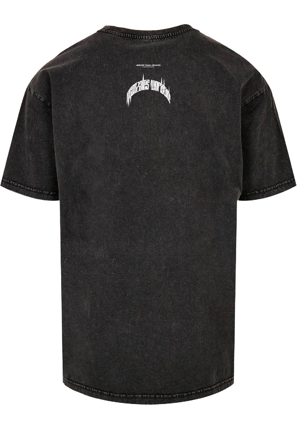 MJ Gonzales HIGHER THAN HEAVEN V.1 Acid Washed Heavy Oversize Tee Begrenztes Angebot