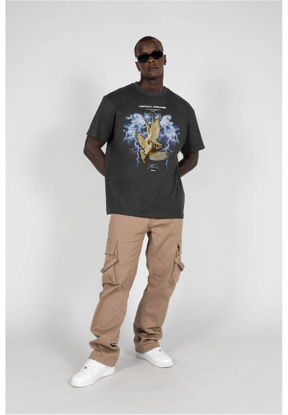 MJ Gonzales VINTAGE DREAMS V.1 Heavy Oversized Tee 2.0 Preisnachlass