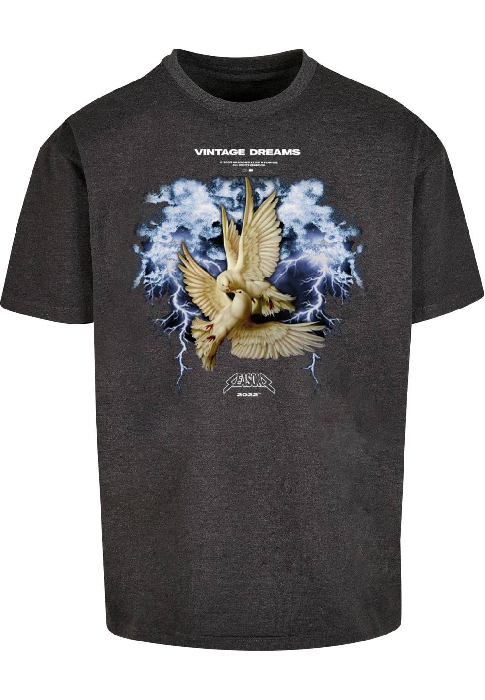 MJ Gonzales VINTAGE DREAMS V.1 Heavy Oversized Tee 2.0 Preisnachlass