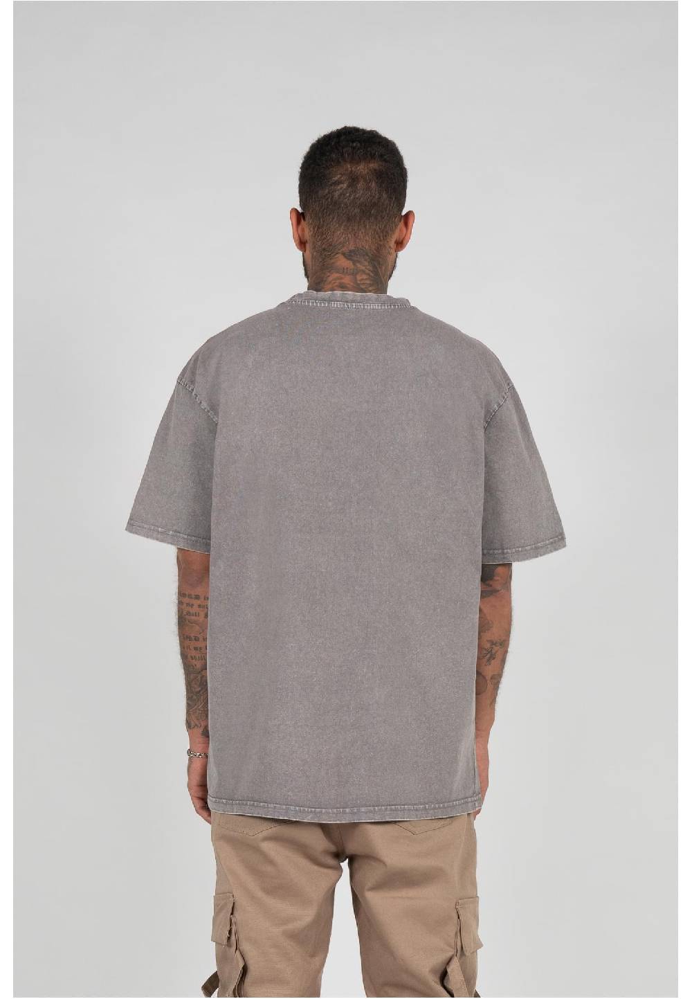 MJ Gonzales MJ GONZALES TM Acid Washed Heavy Oversize Tee Lagerräumung