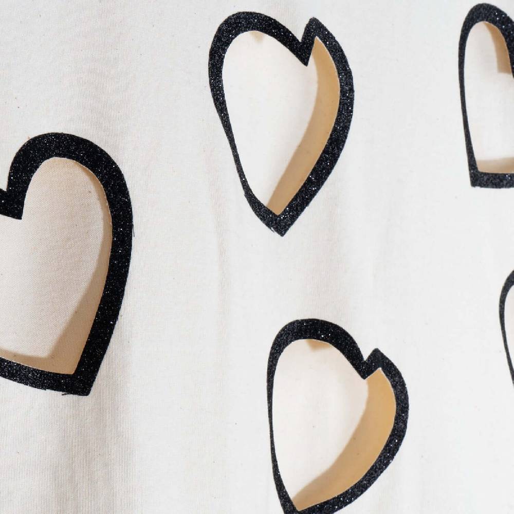 NIL+MON Oversize Tee "Flying Hearts" Top Angebot
