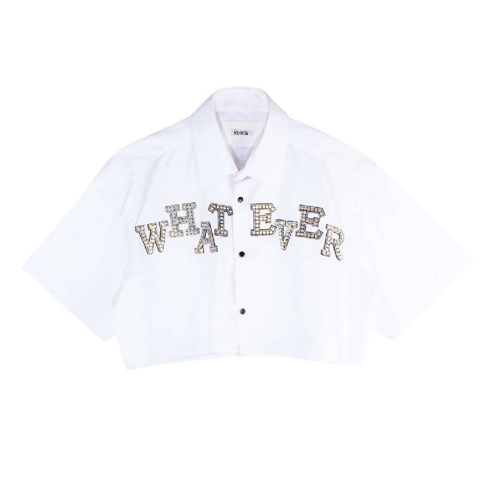 NIL+MON Crop Shirt "Whatever" Räumungsverkauf