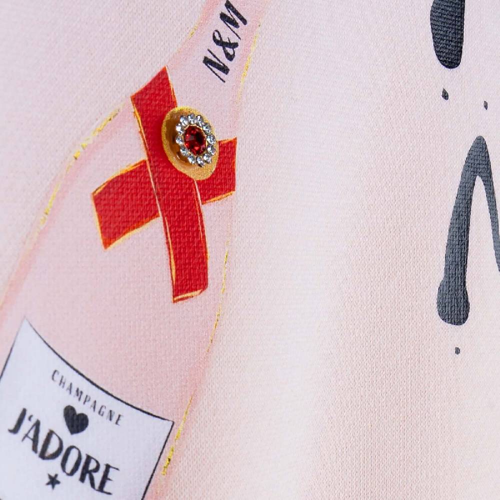 NIL+MON Sweatshirt "Champagne Girl" Fabrikladen