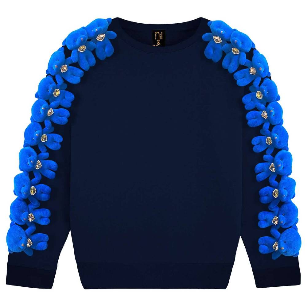 NIL+MON Sweatshirt "Diamond Bear" Limitierter Zeitrabatt
