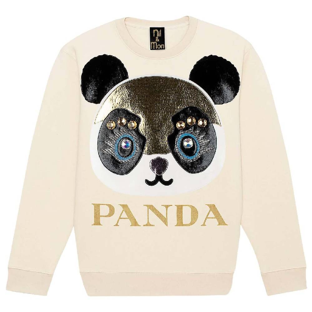 NIL+MON Sweatshirt "Panda" Fabrik Onlineshop
