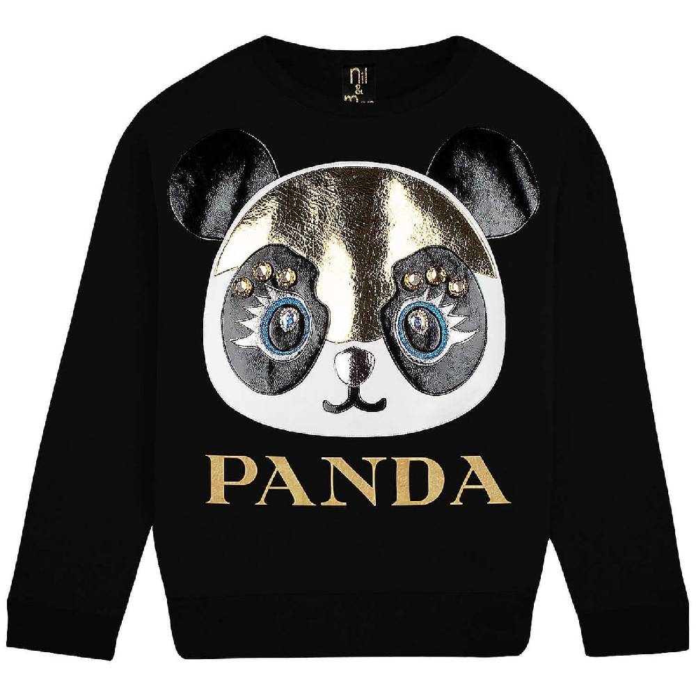 NIL+MON Sweatshirt "Panda" Fabrik Onlineshop