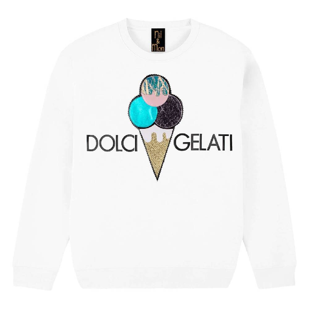 NIL+MON Sweatshirt "Dolci Gelati" Rabatt