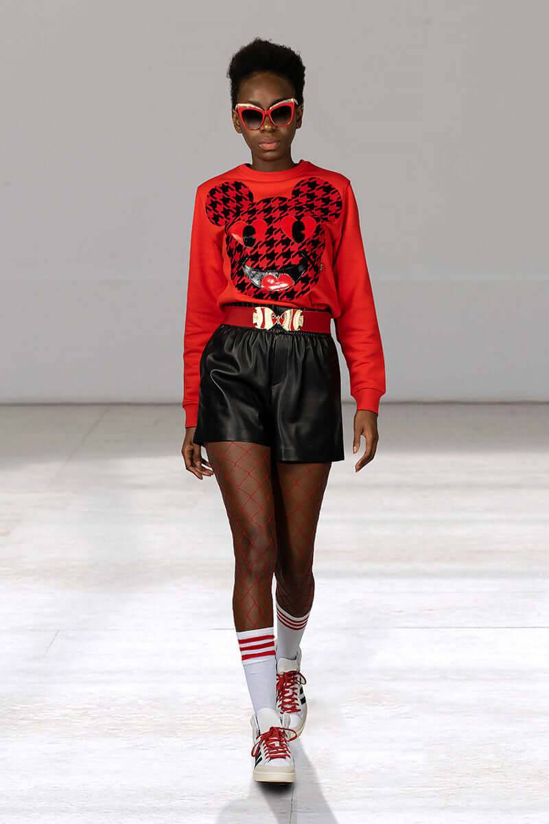 NIL+MON Sweatshirt "Chess" - black Preisnachlass