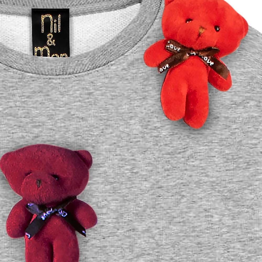 NIL+MON Sweatshirt "Beary Babies" Saisonschlussverkauf