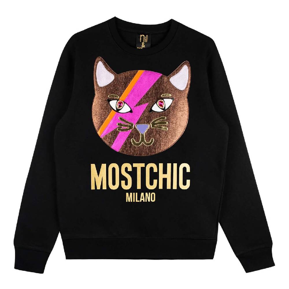 NIL+MON Sweatshirt "Chic Cat Gold" Cyber Monday