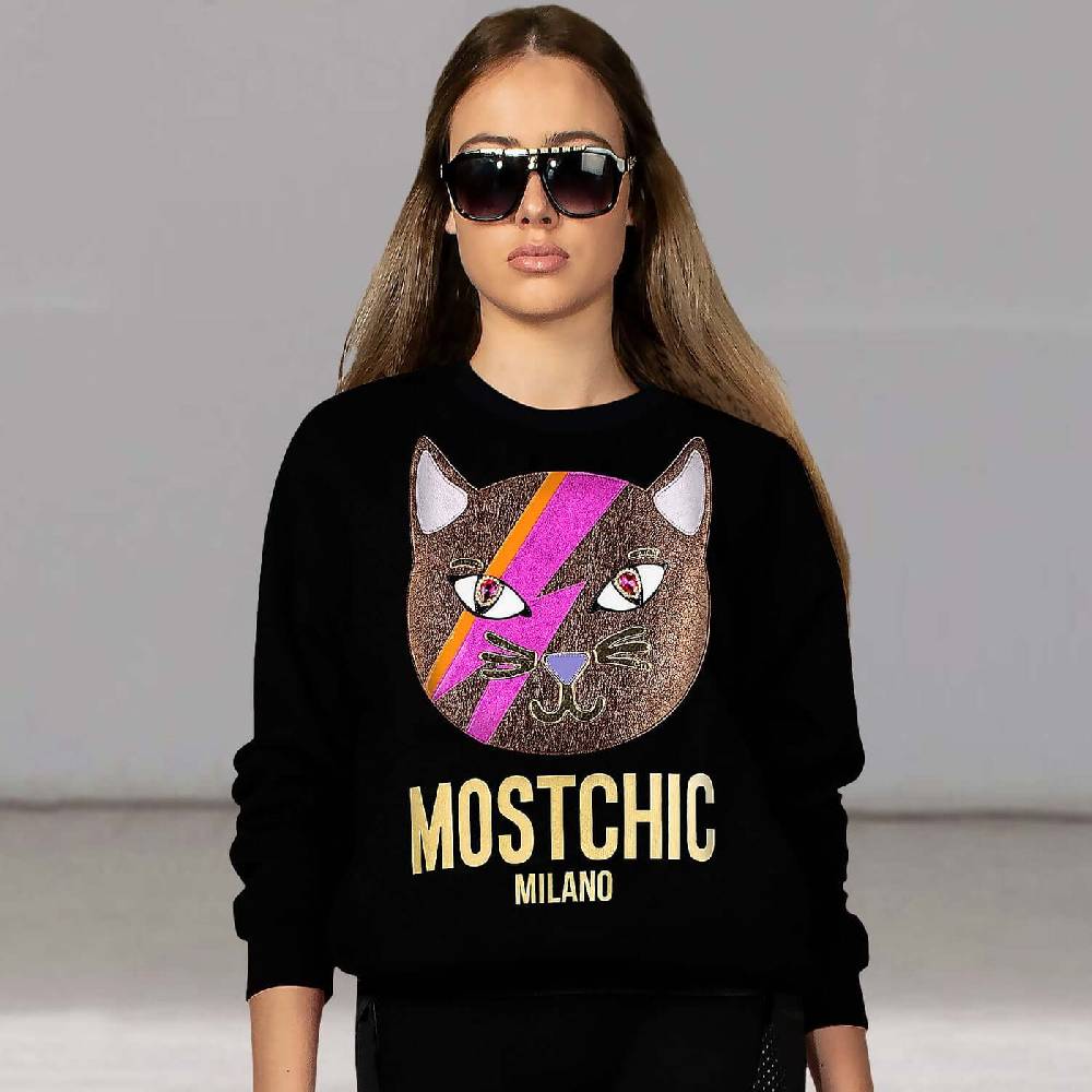 NIL+MON Sweatshirt "Chic Cat Gold" Cyber Monday
