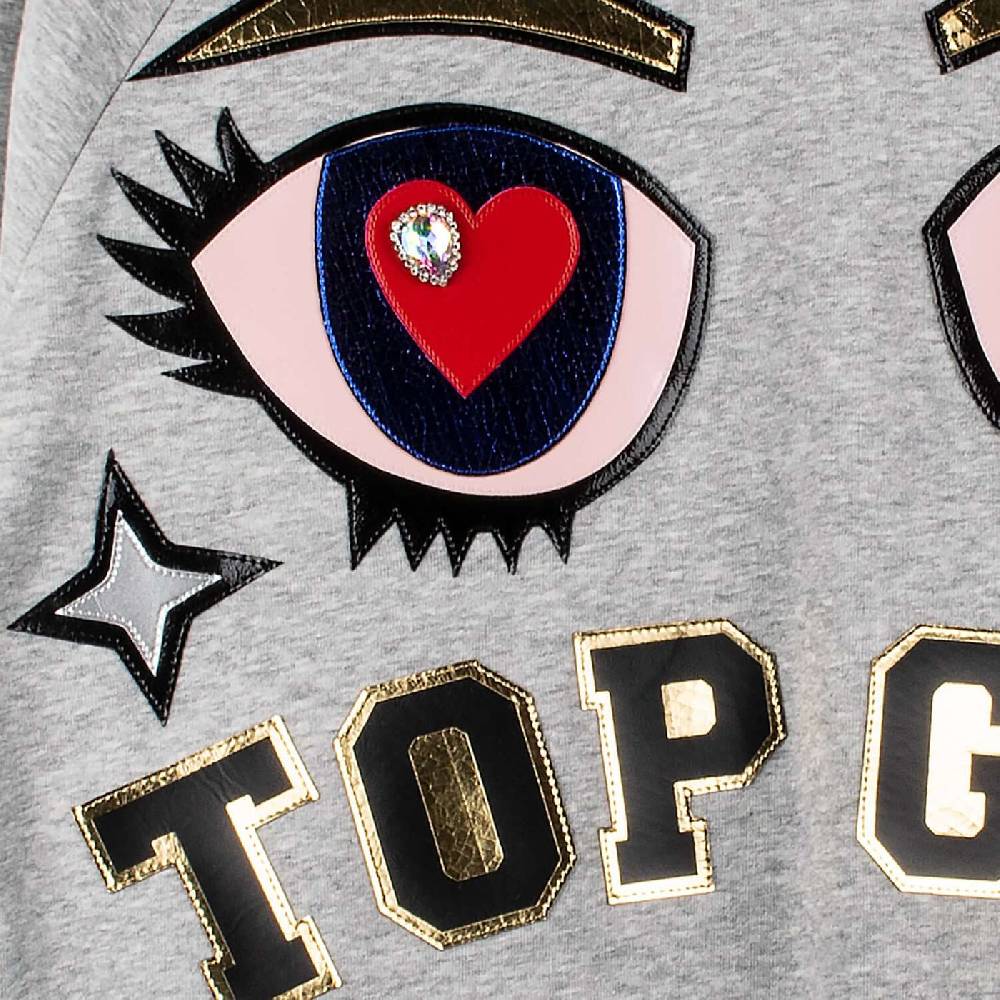 NIL+MON Crop Hoodie "Top GRL" Sonderangebote