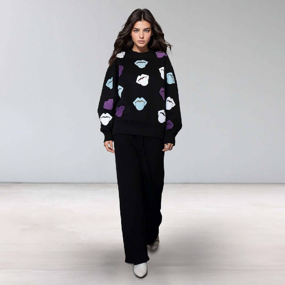 NIL+MON Oversize Sweat "Rock" Lagerräumung