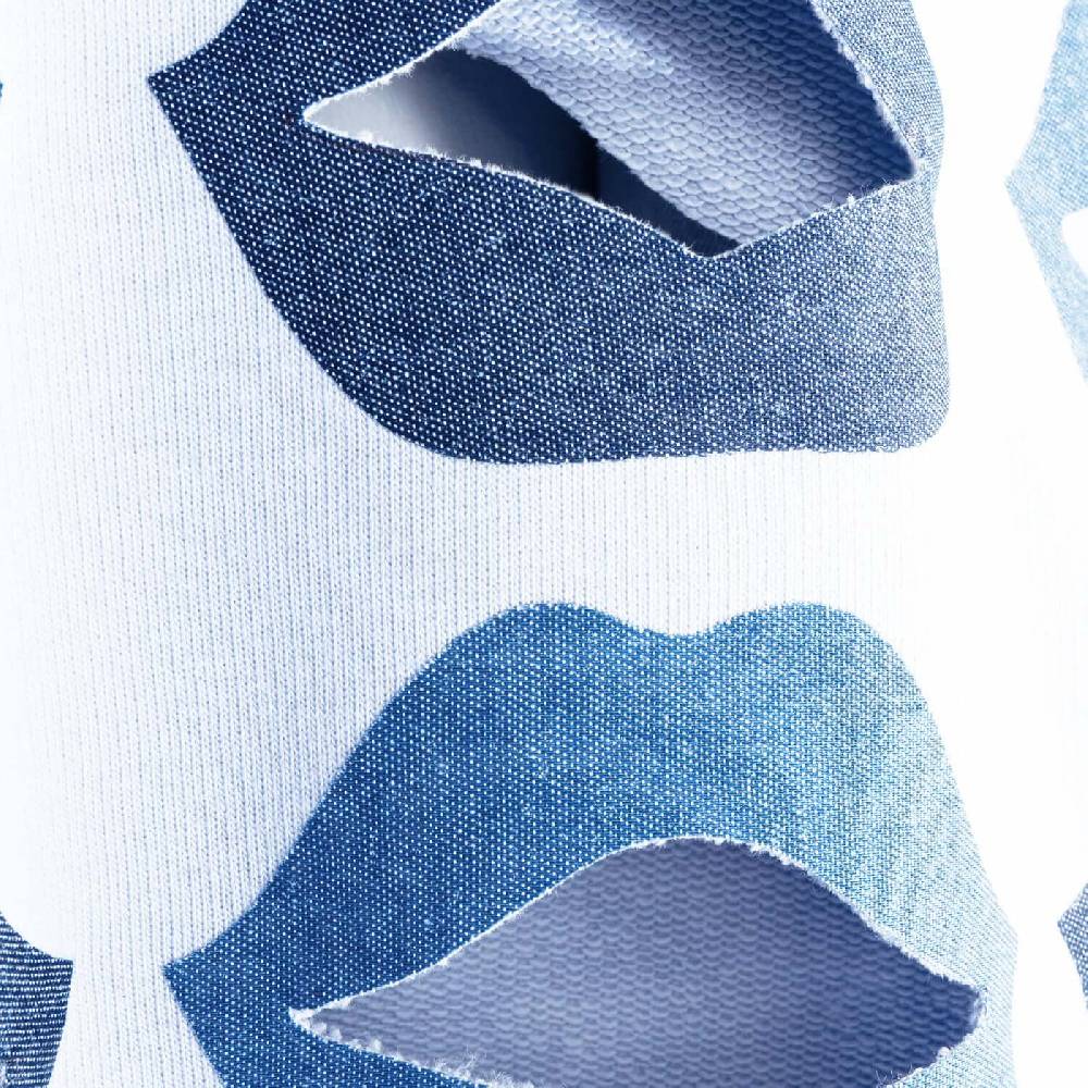 NIL+MON Crop Sweatshirt "Denim Lips" Exklusive Angebote