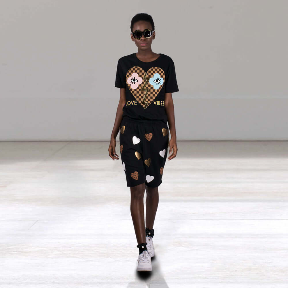 NIL+MON T-Shirt "Love Vibes" Tägliche Deals