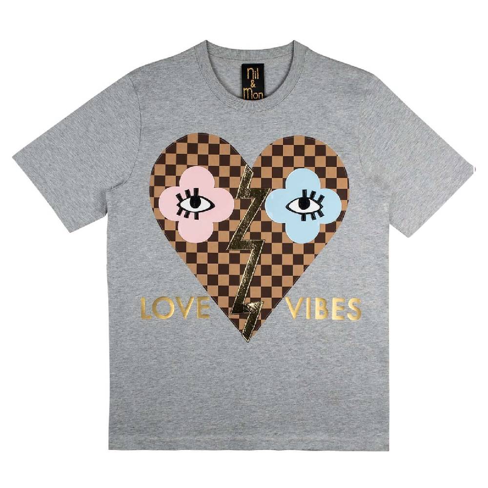 NIL+MON T-Shirt "Love Vibes" Tägliche Deals