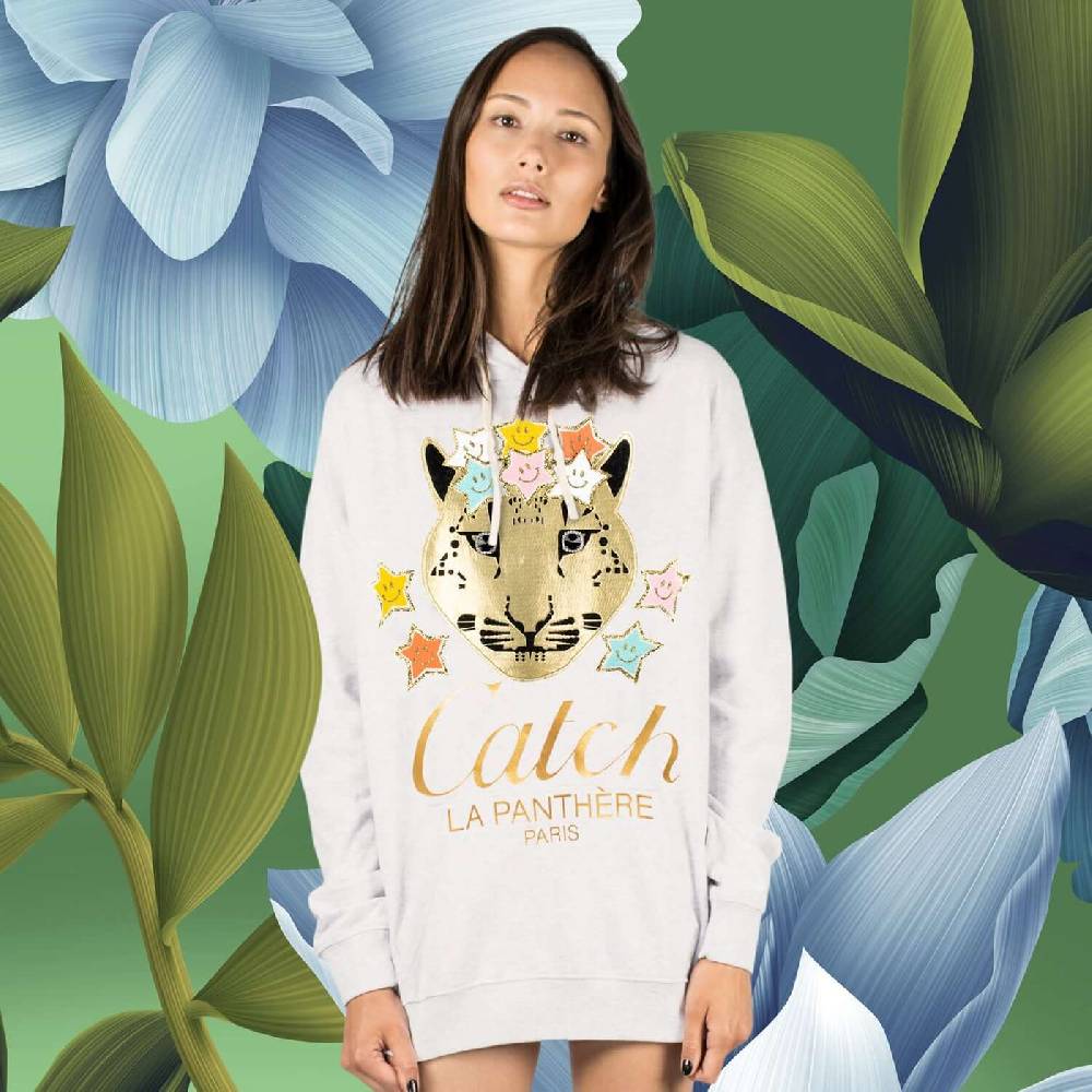 NIL+MON Hoodie "Panthere" Super Sparpreis