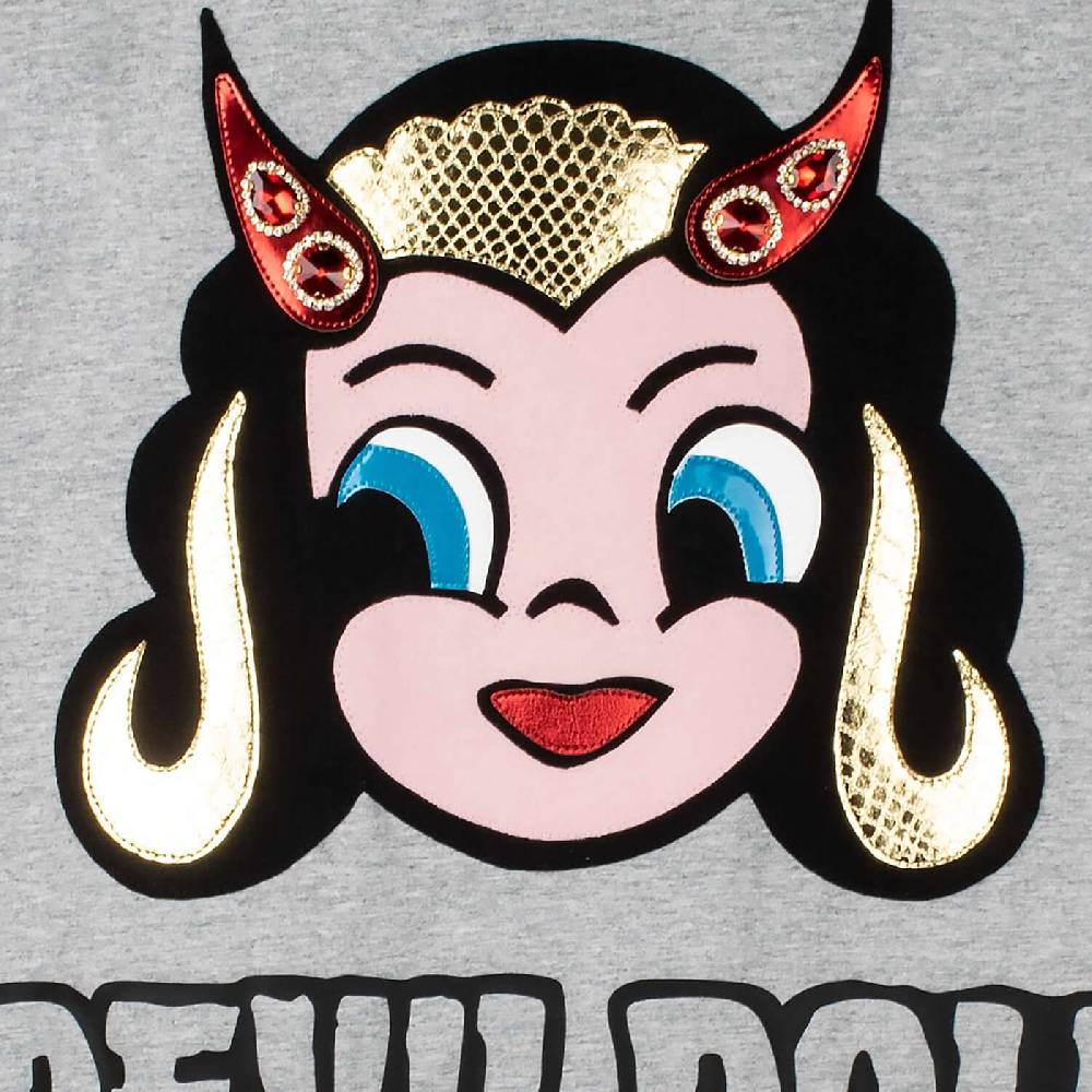 NIL+MON Oversize Tee "Devil Doll" Bis zu 60% Rabatt