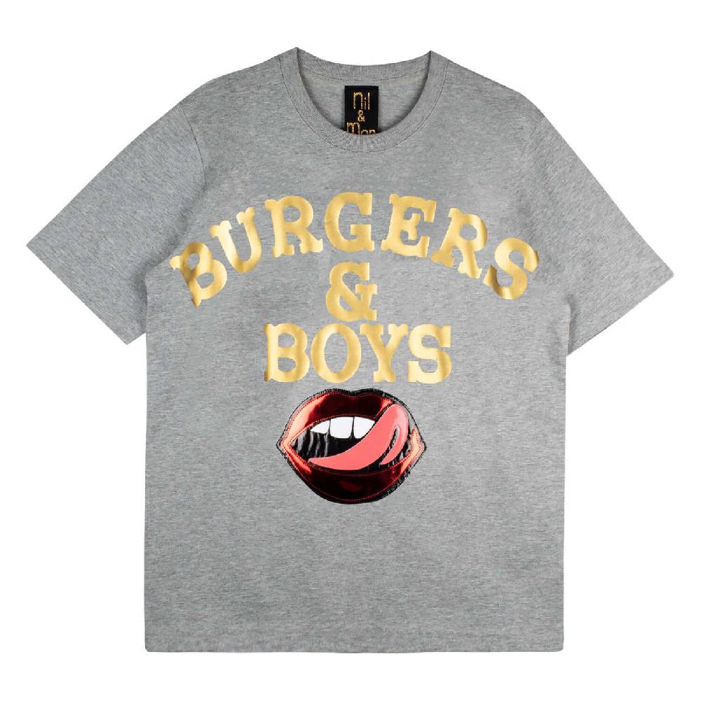 NIL+MON Oversize Tee "Boys & B." Im Verkauf