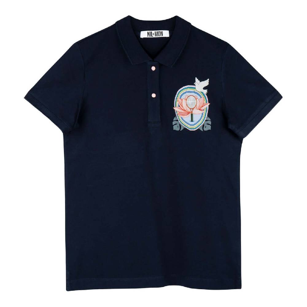 NIL+MON Polo Shirt "Dove" Sonderangebot