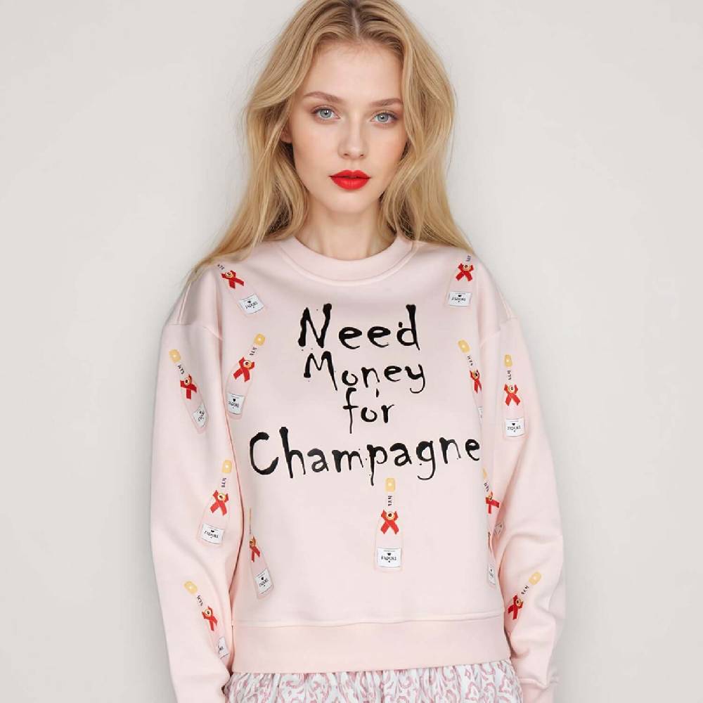 NIL+MON Sweatshirt "Champagne Girl" Bestseller