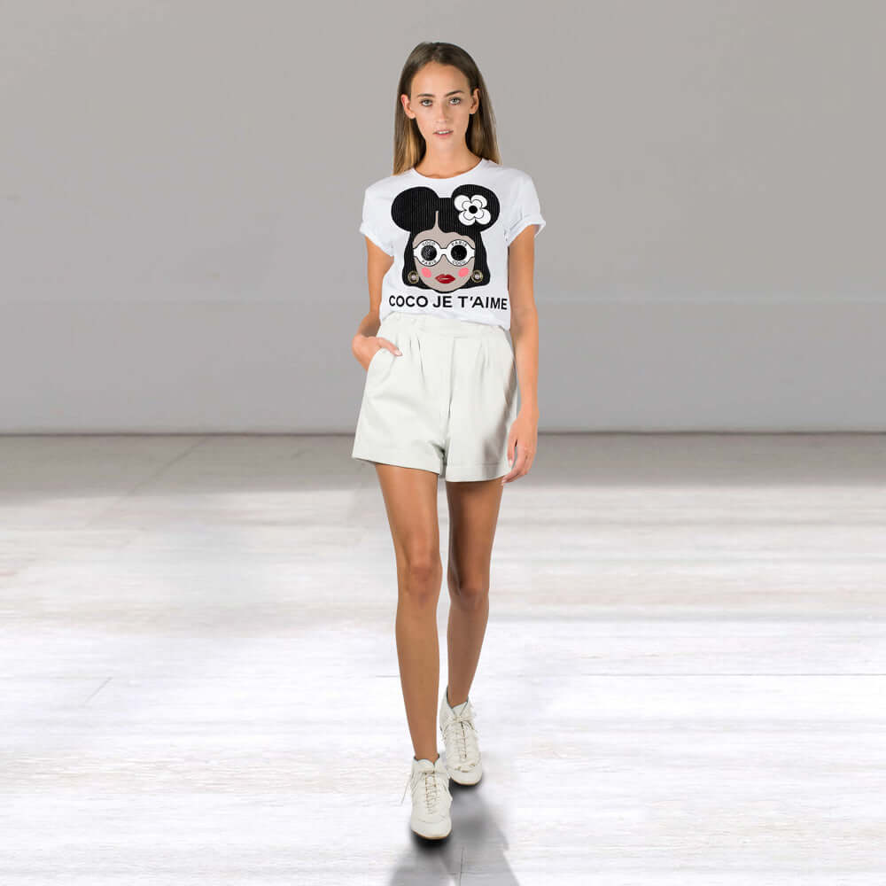 NIL+MON T-Shirt "Coco Je" Sonderangebote