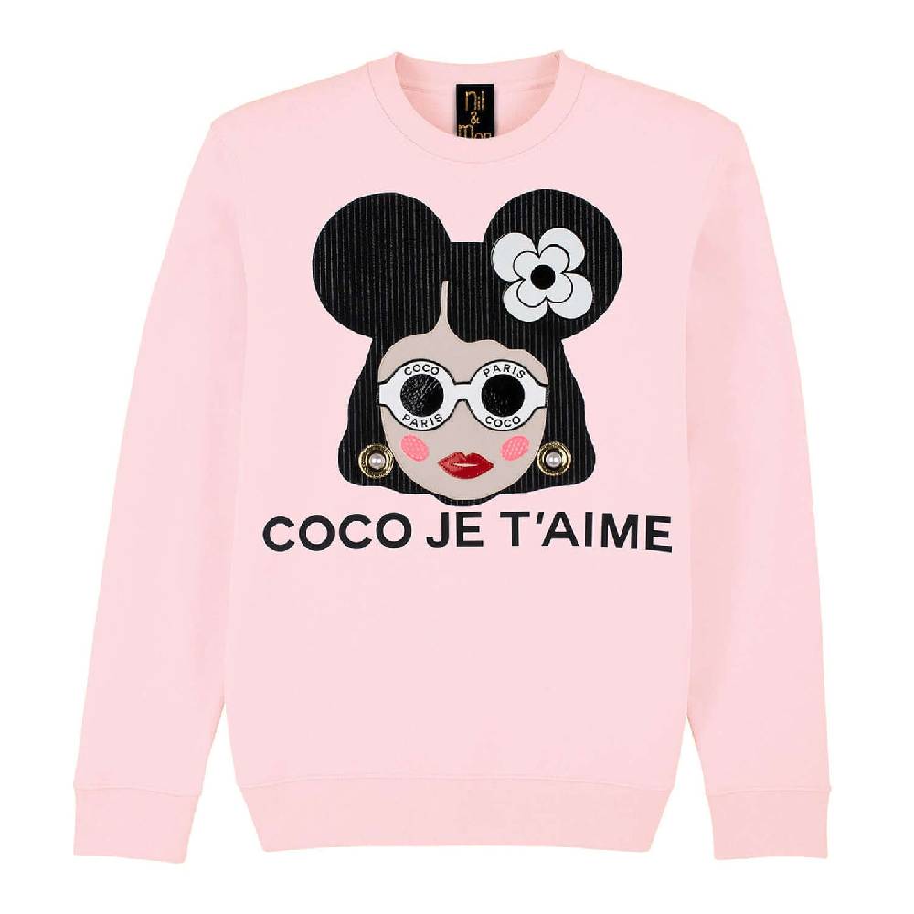 NIL+MON Sweatshirt "Coco Je" Letzter Tag