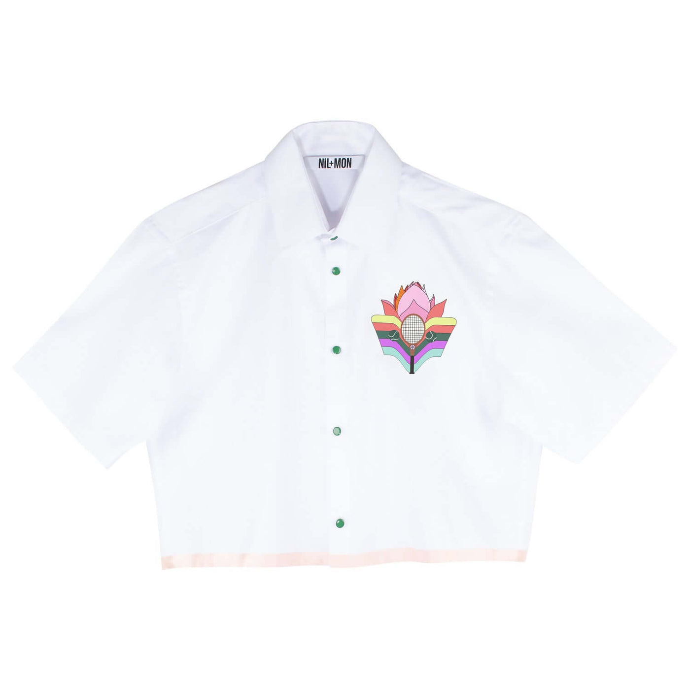 NIL+MON Crop Shirt "Rose" Flash Sale