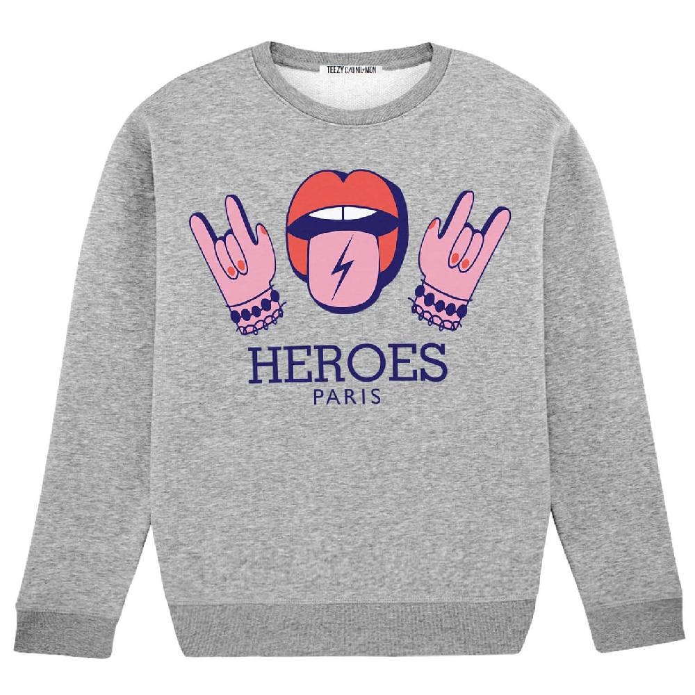 NIL+MON Sweatshirt "TZ Heroes Lips" Tiefpreis