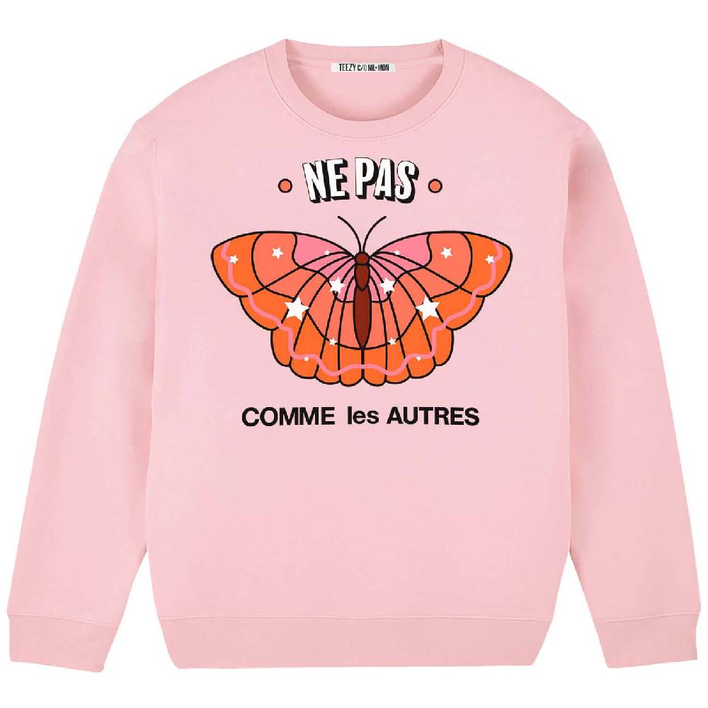 NIL+MON Sweatshirt "TZ Ne Pas Red" Kostenlose Rückgabe