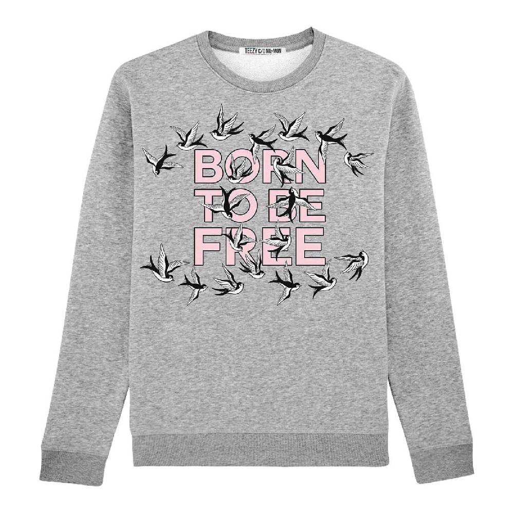 NIL+MON Sweatshirt "TZ Free Rose" Letzter Tag