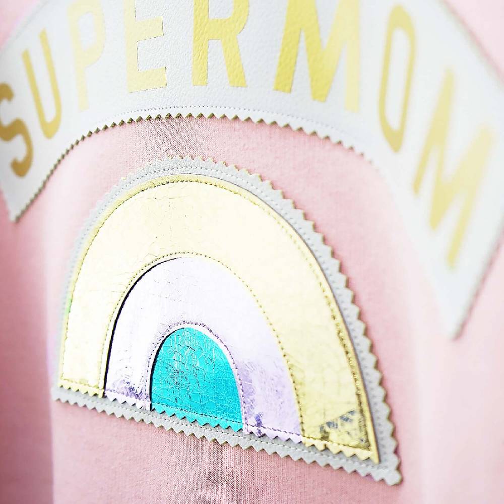 NIL+MON Sweatshirt "Supermom" Vierteljährliche Förderung
